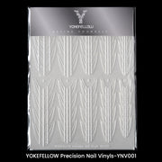 Precision Nail Vinyls 5 Sheets French Tips Stickers-YNV001