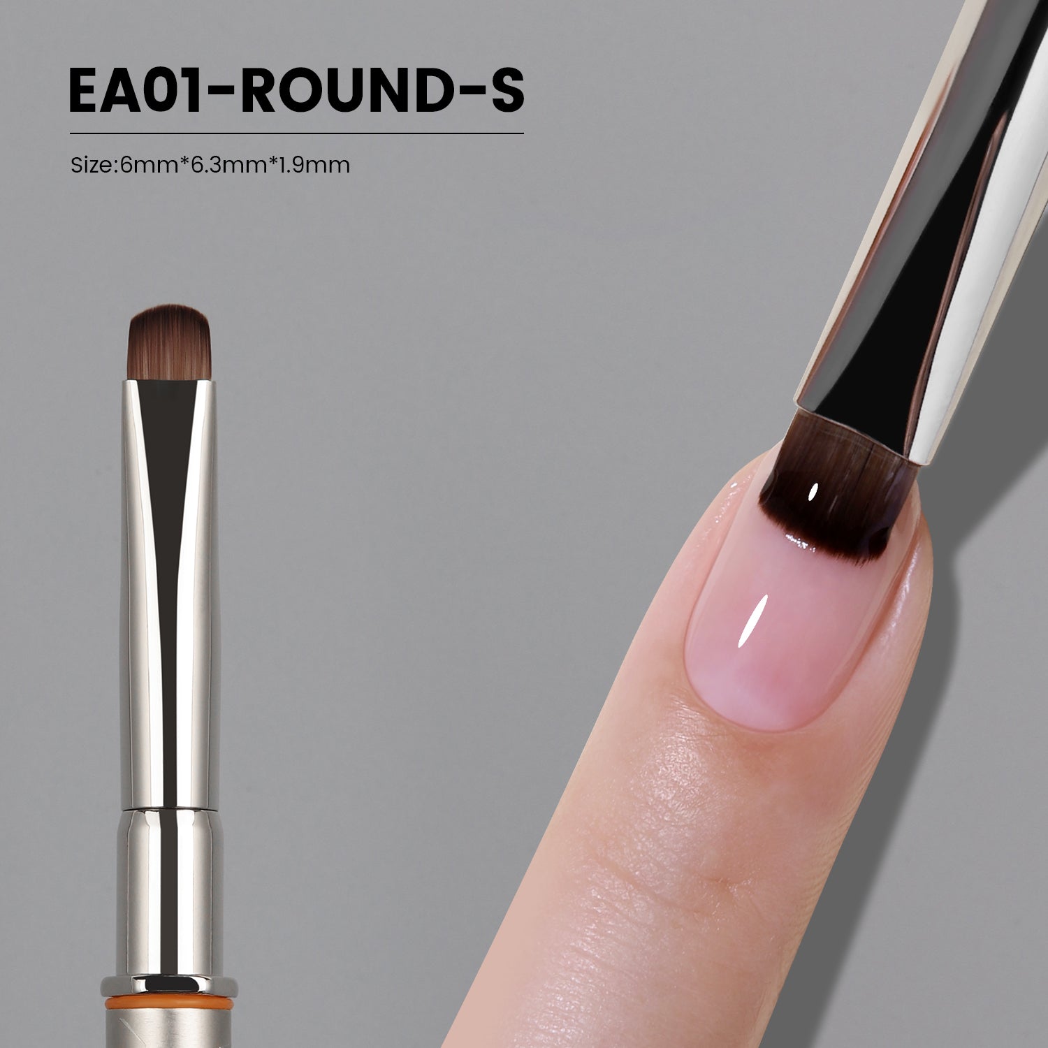 EliteAlly Nail Art Brushes-EA01(ROUND-S)