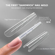Formes à ongles doubles sandwich