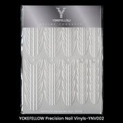 Precision Nail Vinyls 5 Sheets French Tips Stickers-YNV002