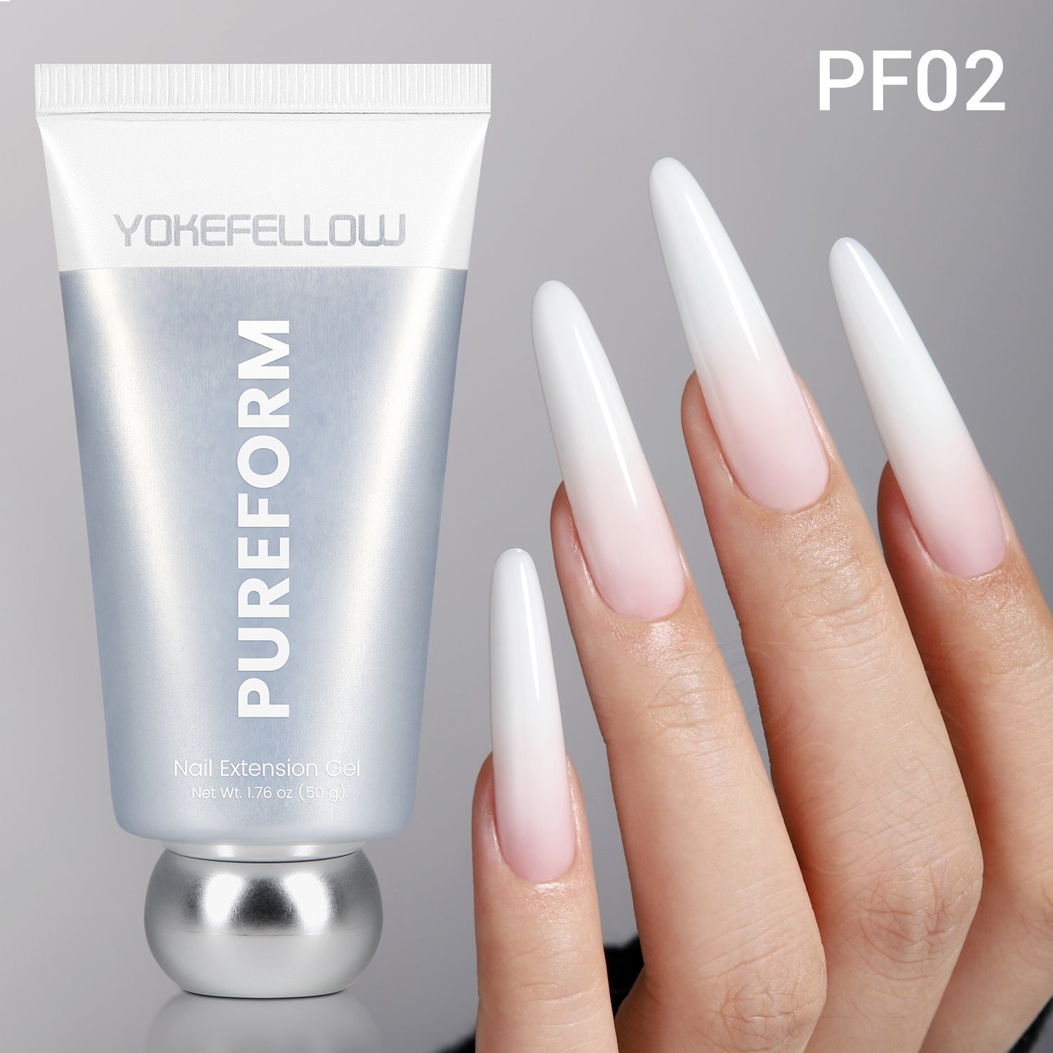 50G Pureform Nail Extension Gel-PF01(Crystal Clear)