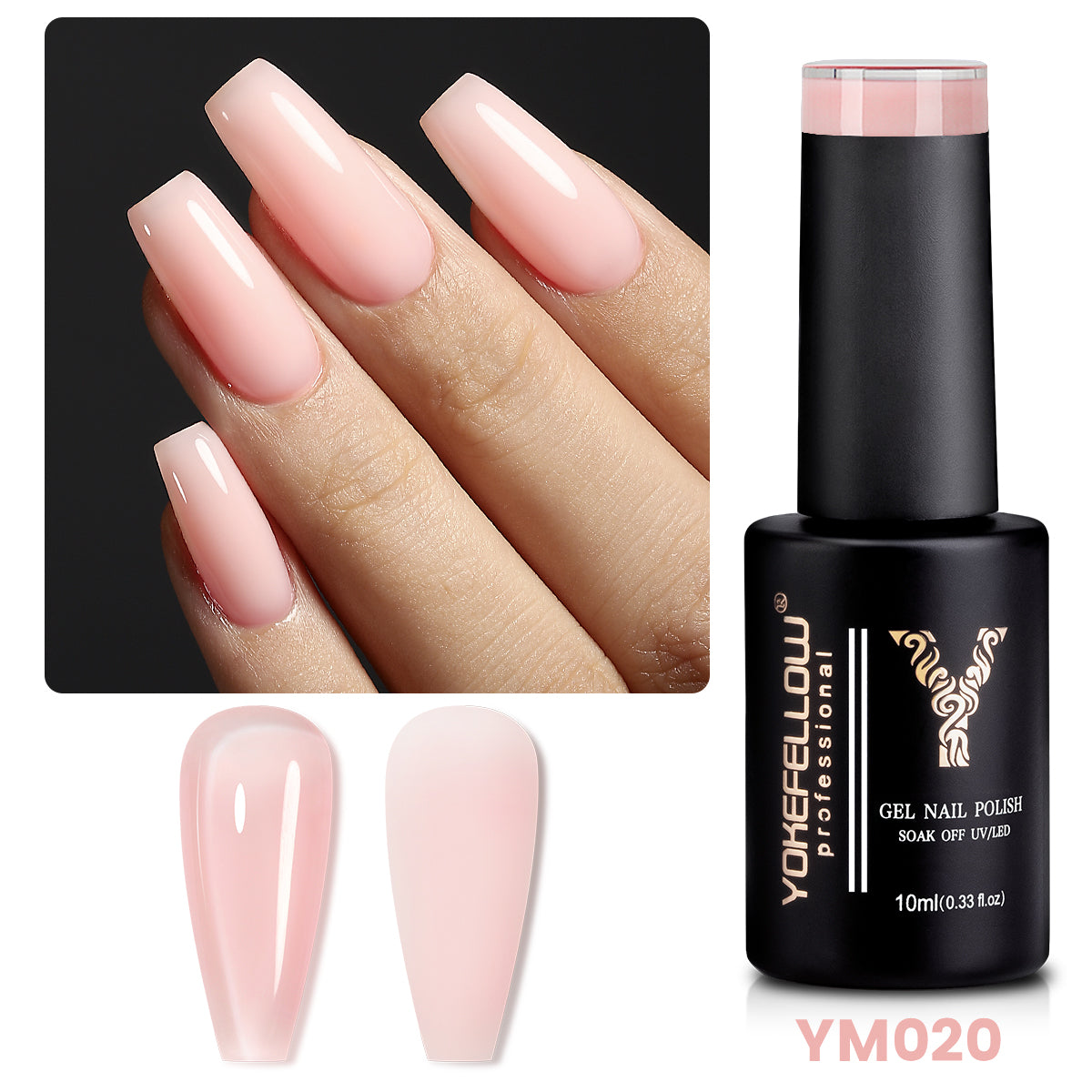 Esmalte en gel gelatinoso de 10 ml - YM020