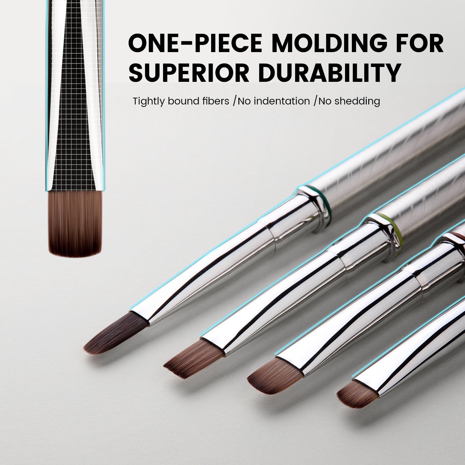 EliteAlly Nail Art Brushes-EA02(WIDE ROUND)