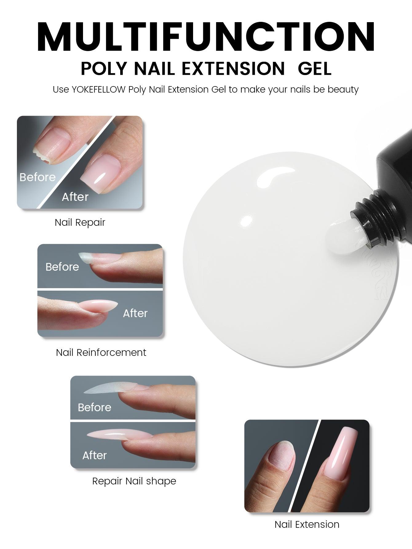 Gel para uñas Poly de 15 g - YMP02