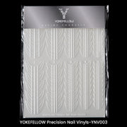 Precision Nail Vinyls 5 Sheets French Tips Stickers-YNV003