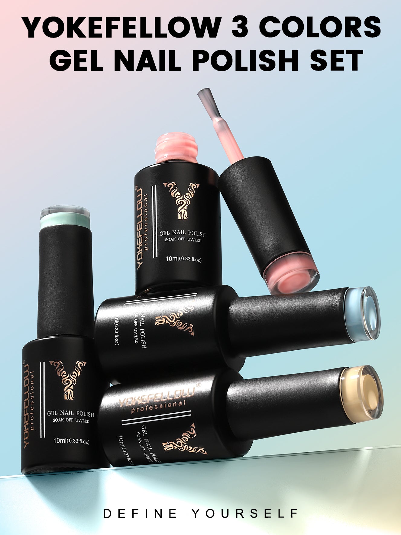 Spring Series-3 Colors Gel Polish Set