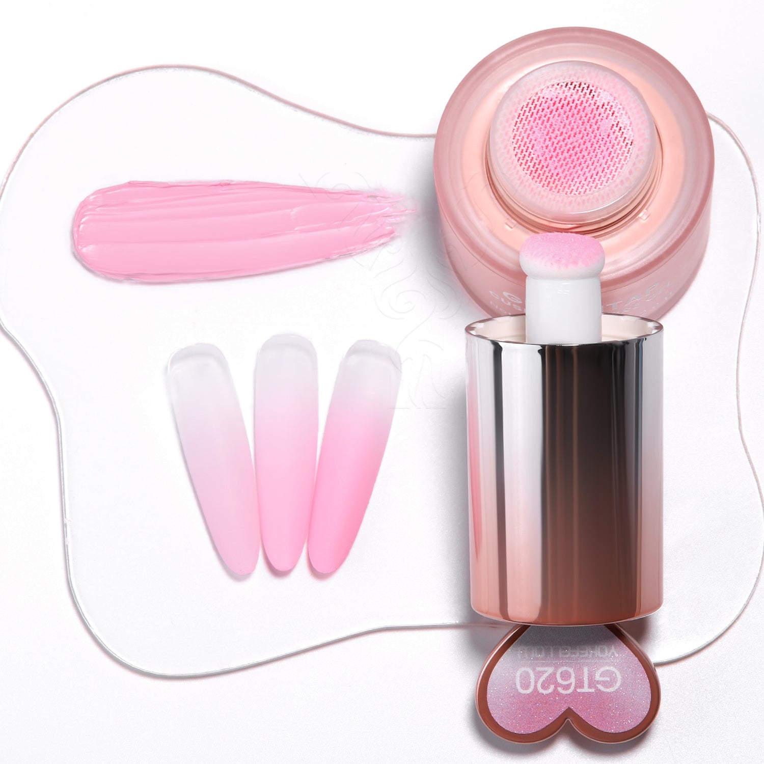 YOKEFELLOW GleamTap Cushion Ombre Painting Gel-GT612