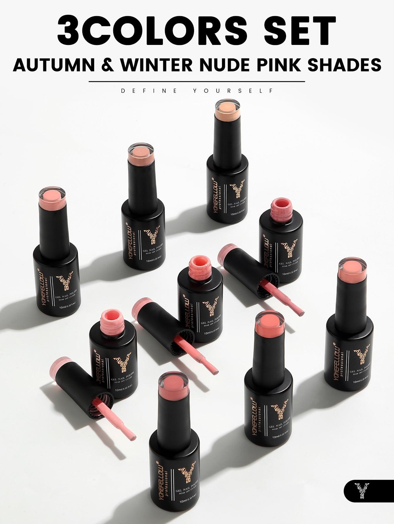 Orange Series-3 Colors Gel Polish Set