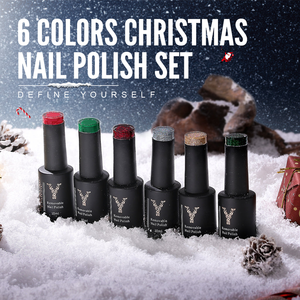 Christmas Series-6 Colors Gel Polish Set - YokefellowBeauty