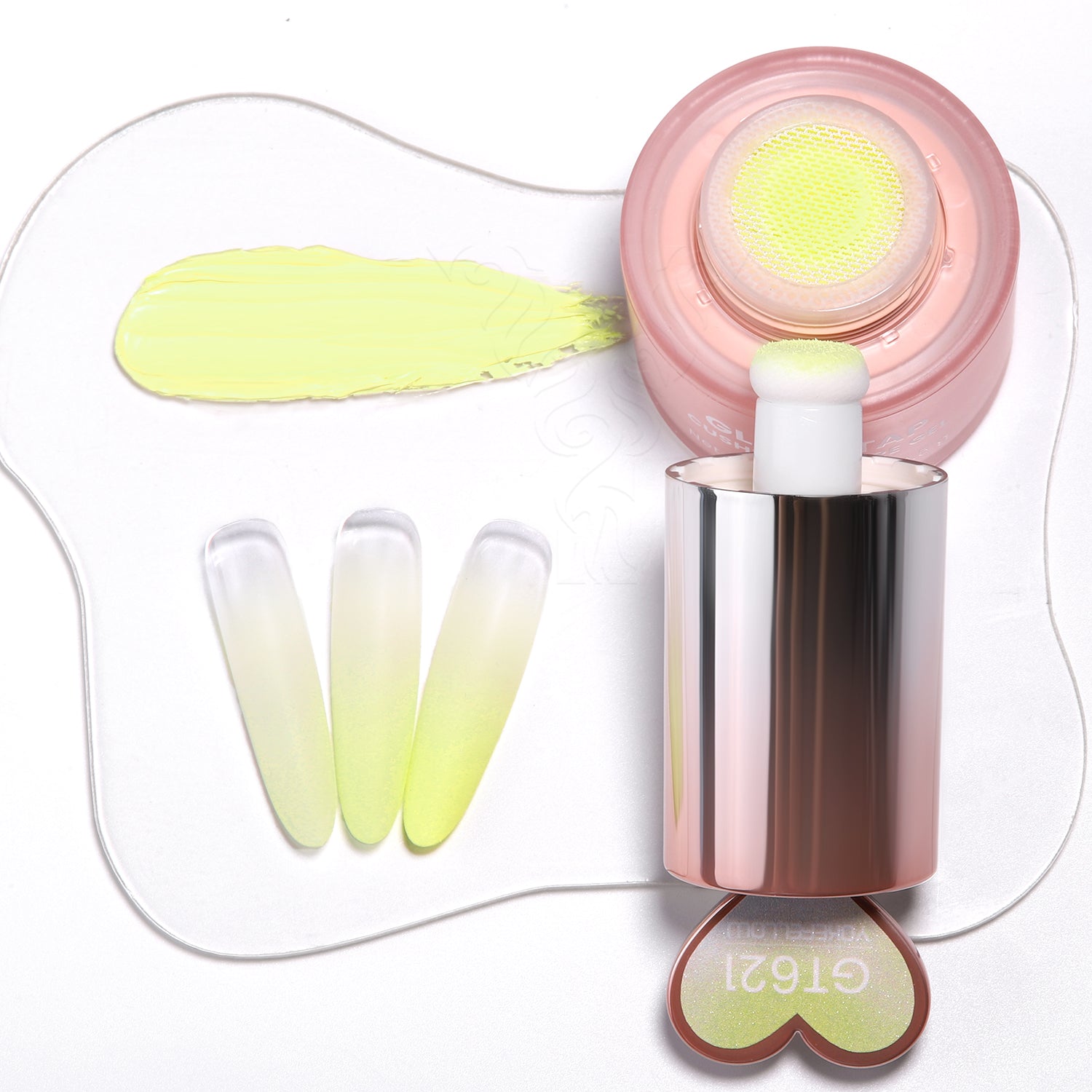 YOKEFELLOW GleamTap Cushion Ombre Painting Gel-GT612
