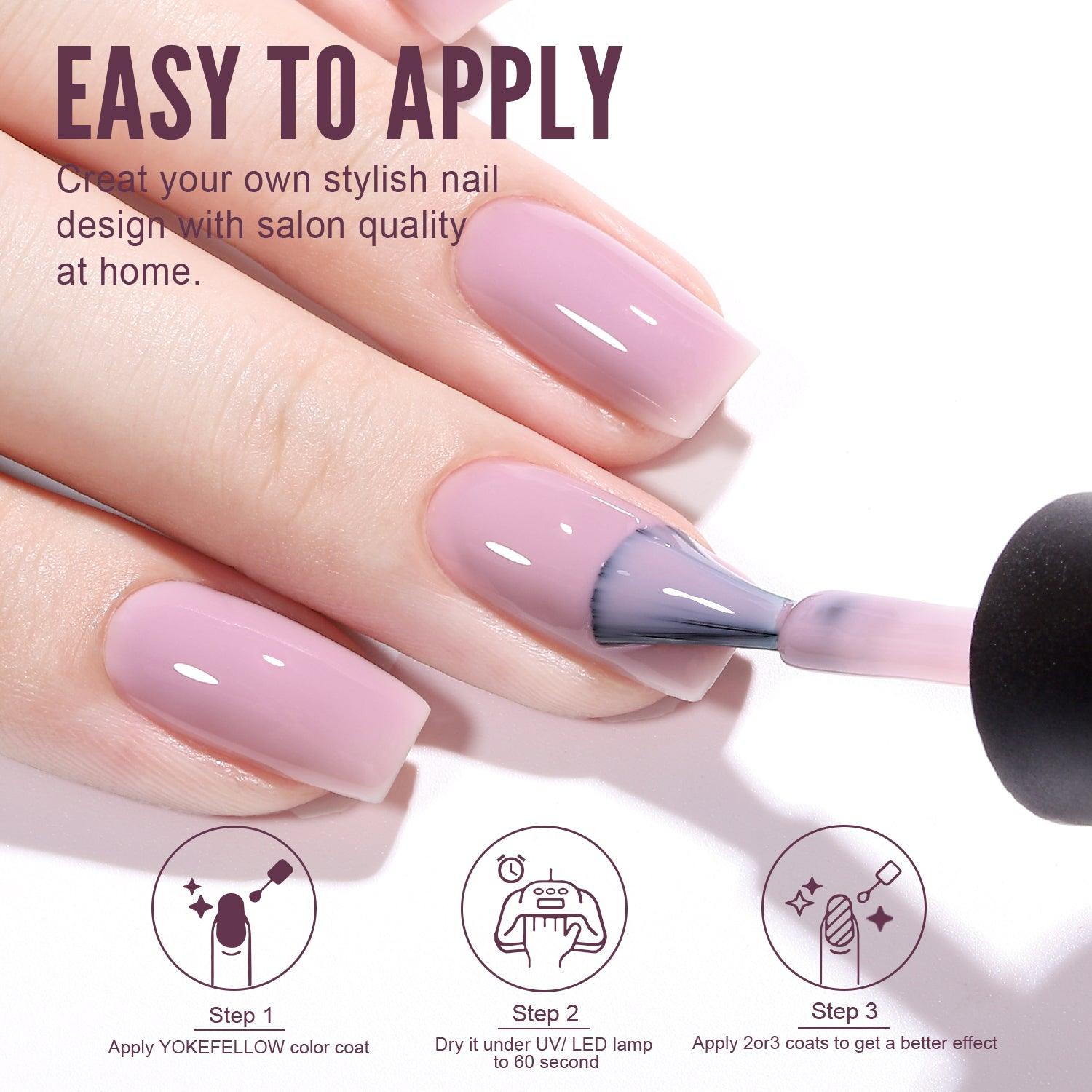 10ML Jelly Gel Polish-YZ03 - YokefellowBeauty