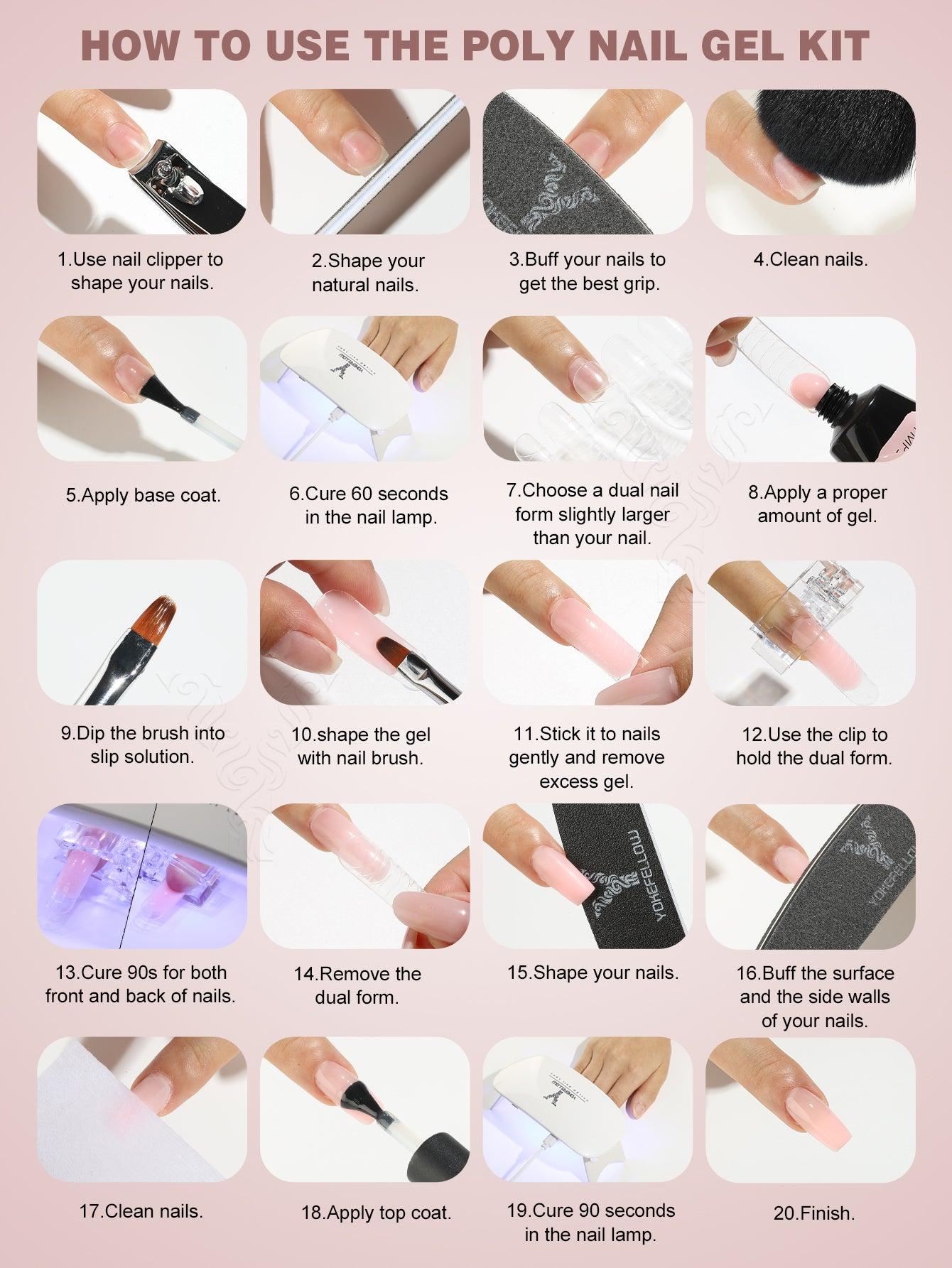 Gel para uñas Poly de 15 g - YMP03