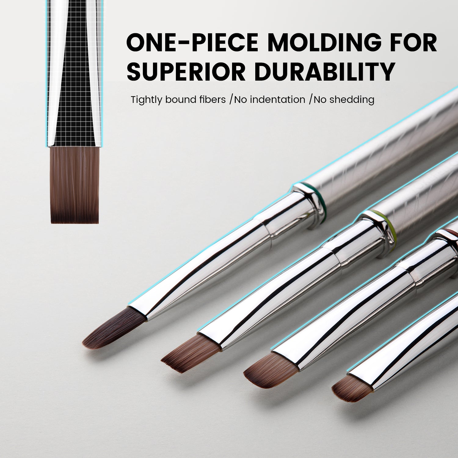 EliteAlly Nail Art Brushes-EA03(WIDE FLAT)