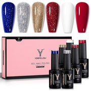 Christmas Series-6 Colors Gel Polish Set