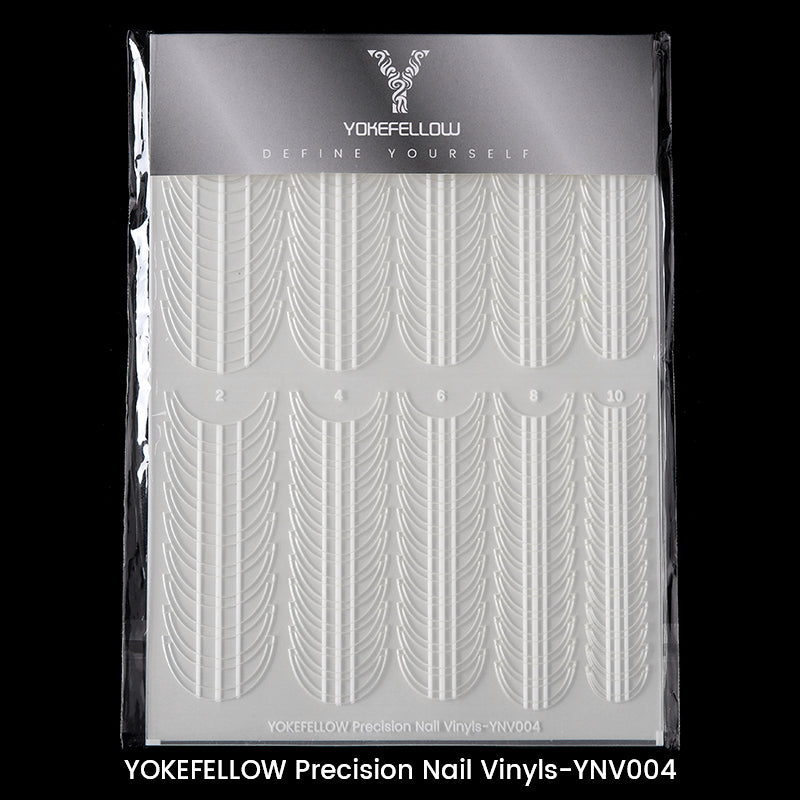Precision Nail File Precision Nail Vinyls 5 Sheets French Tips Stickers-YNV004