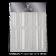 Precision Nail Vinyls 5 Sheets French Tips Stickers-YNV004