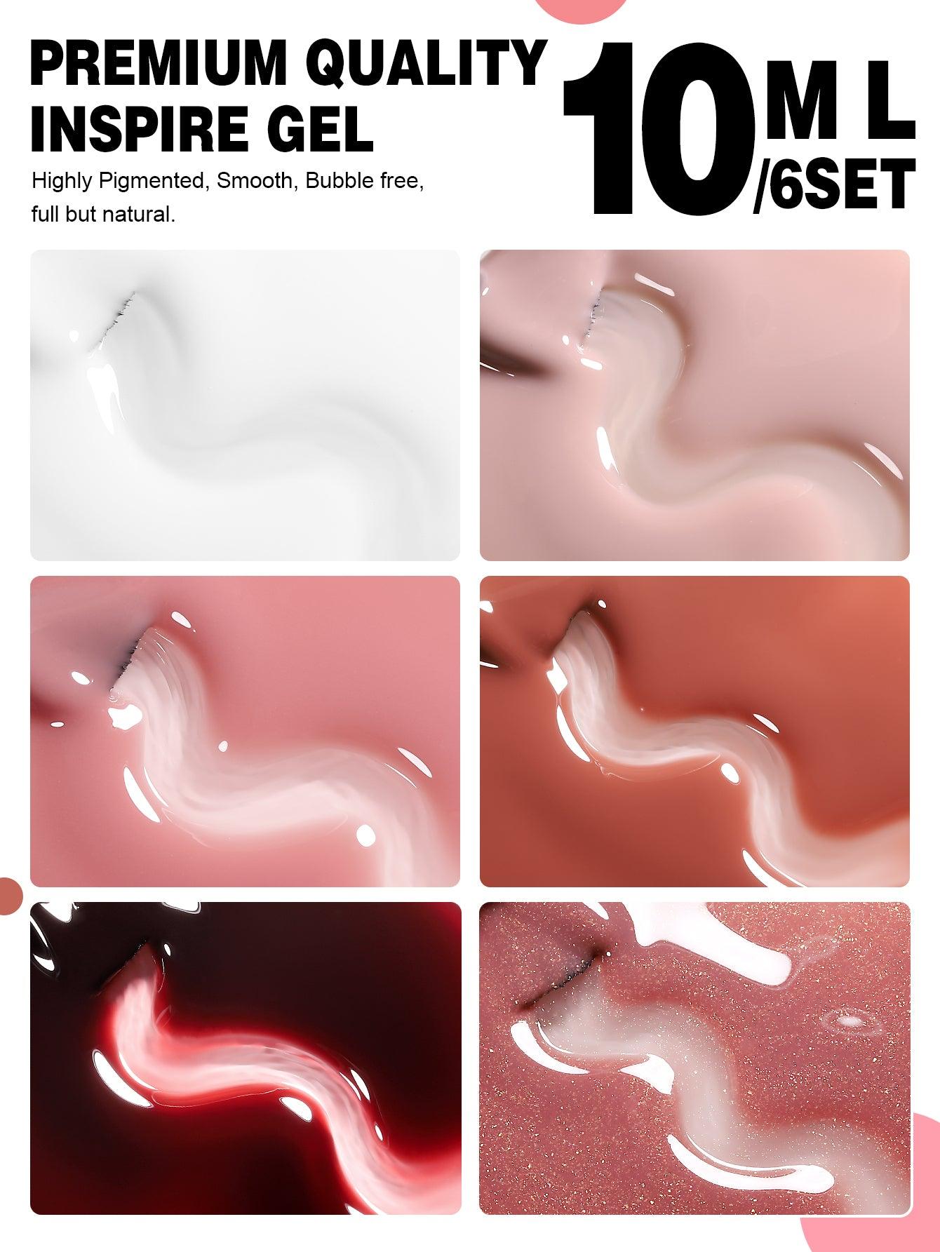 Jelly Series-6 Colors Gel Polish Set
