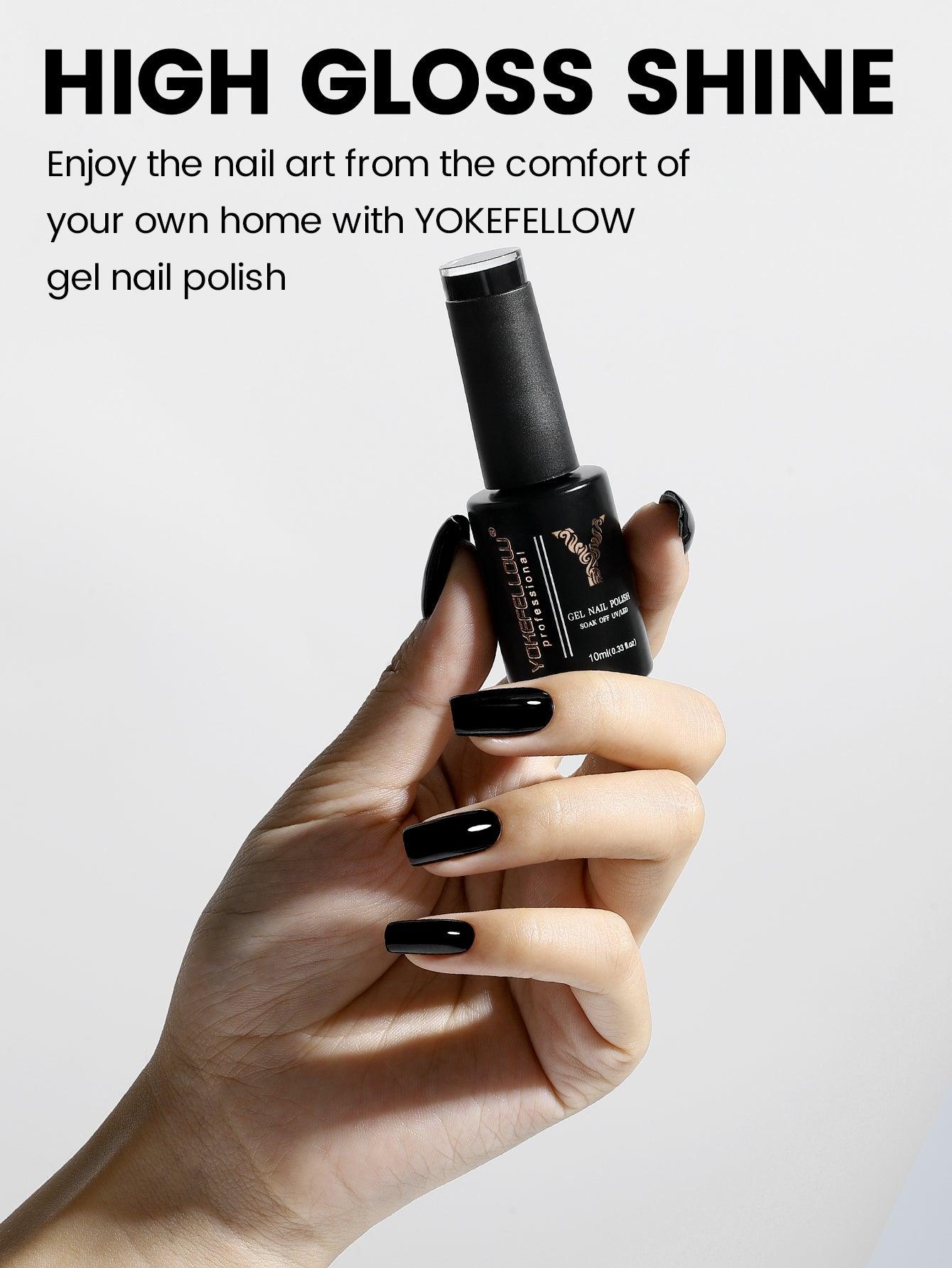 10 ml Gel-Nagellack, Schwarz