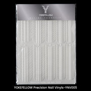 Precision Nail Vinyls 5 Sheets French Tips Stickers-YNV005