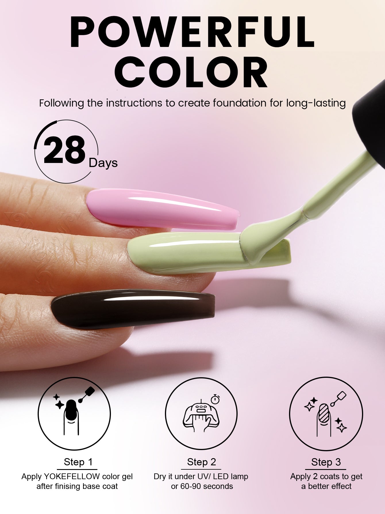 Collection Printemps - Coffret de 6 vernis à ongles gel