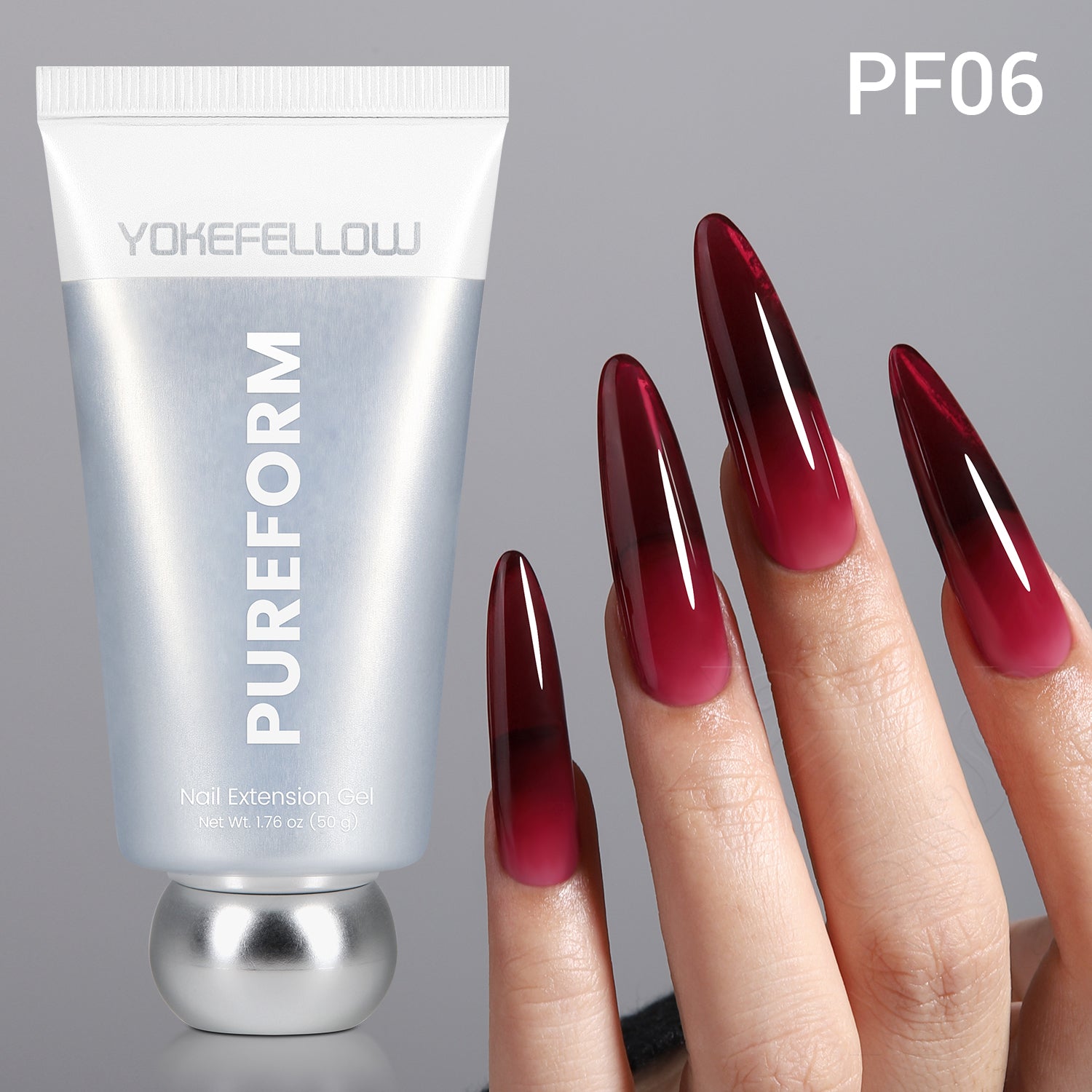 50G Pureform Nail Extension Gel-PF08(Midnight Veil）