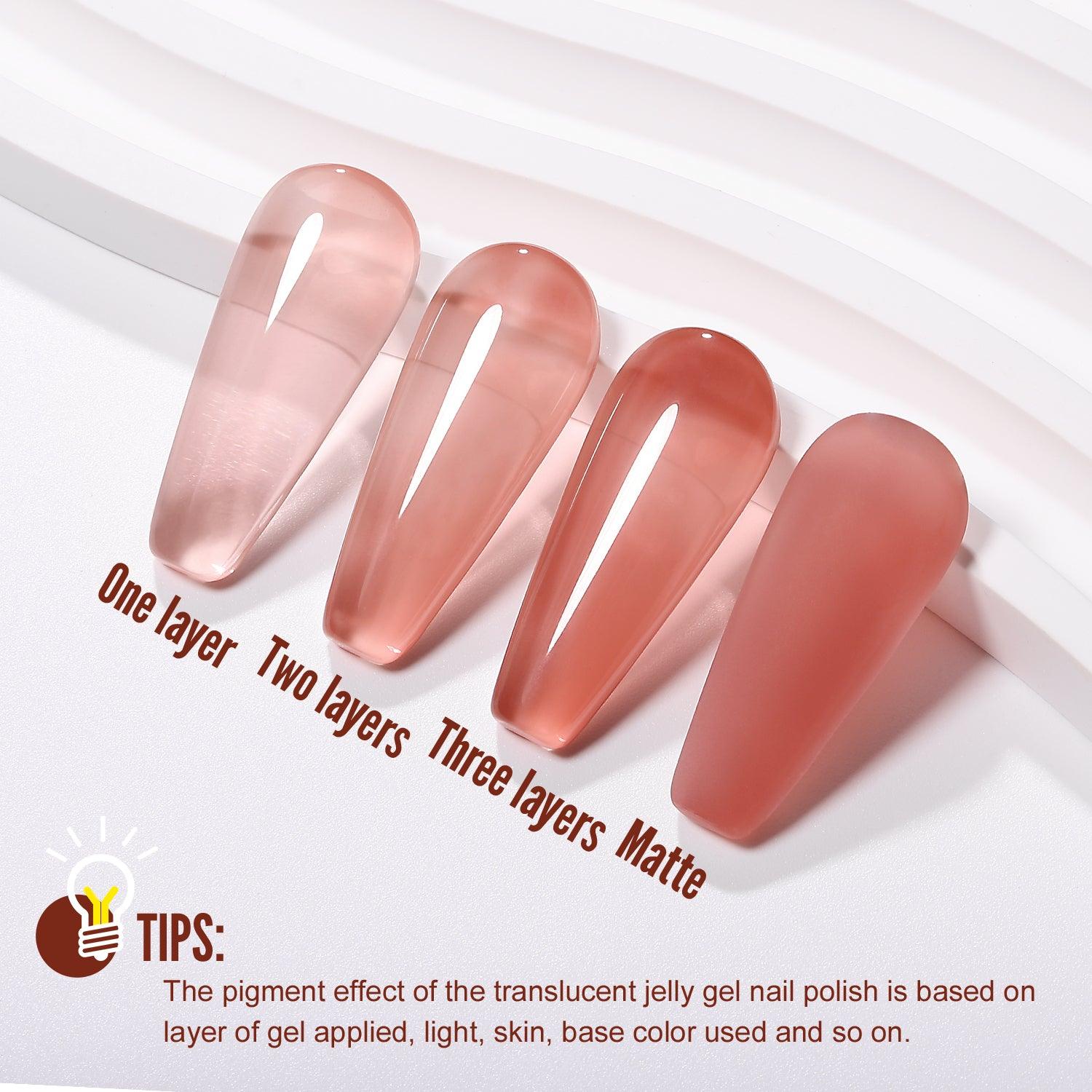 10ML Jelly Gel Polish-YZ08 - YokefellowBeauty