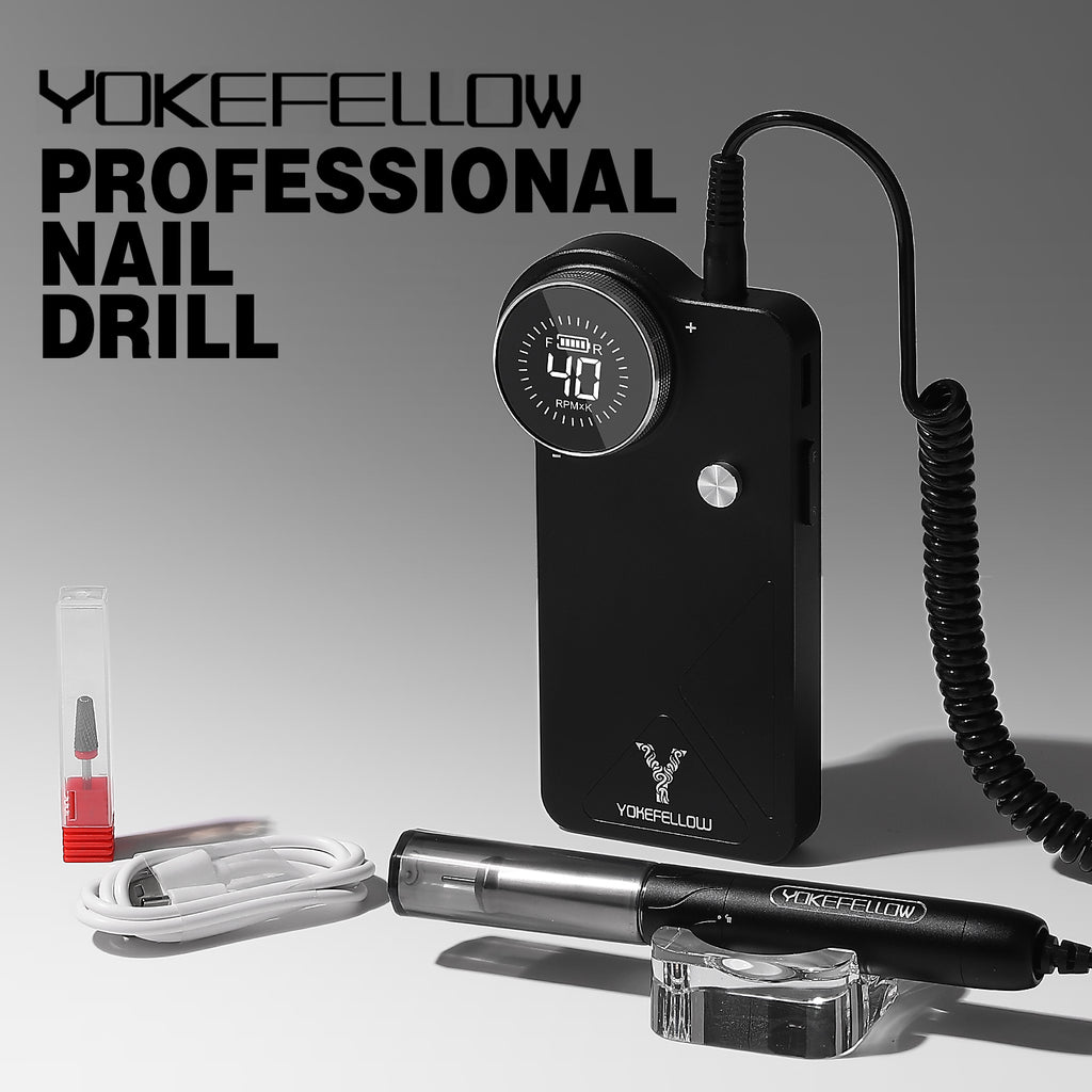 40000RPM Brushless Cordless Nail Drill-YK-902 - YokefellowBeauty