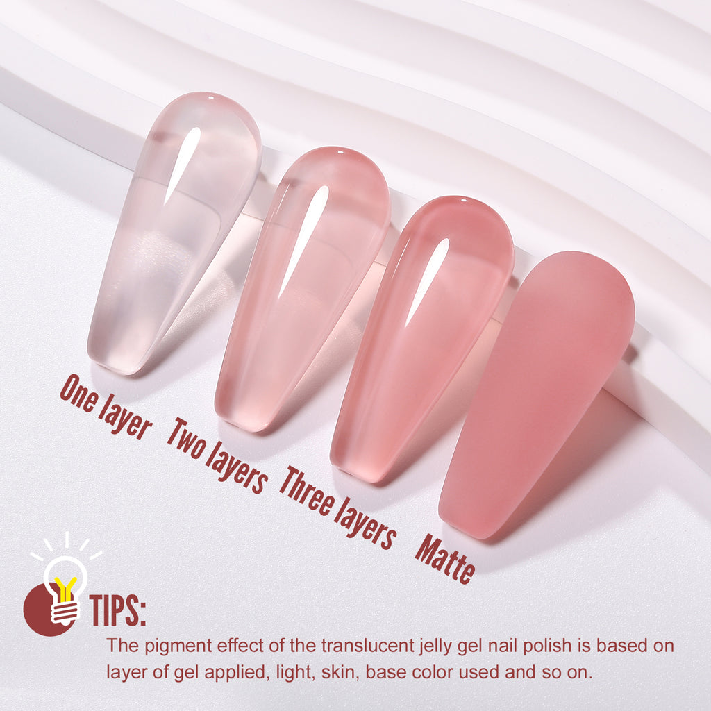 10ML Jelly Gel Polish-YZ09 - YokefellowBeauty