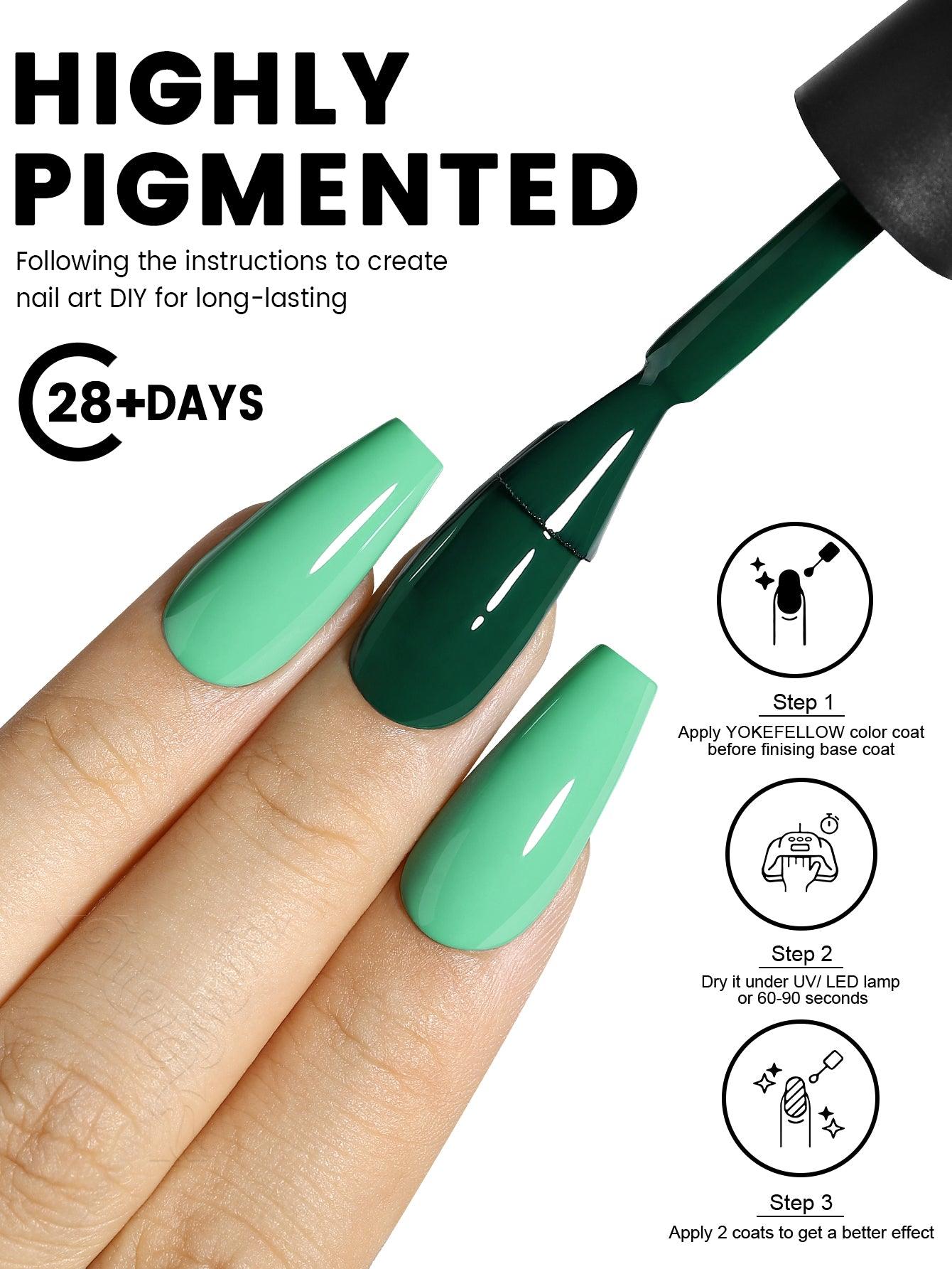 Green Series-3 Colors Gel Polish Set