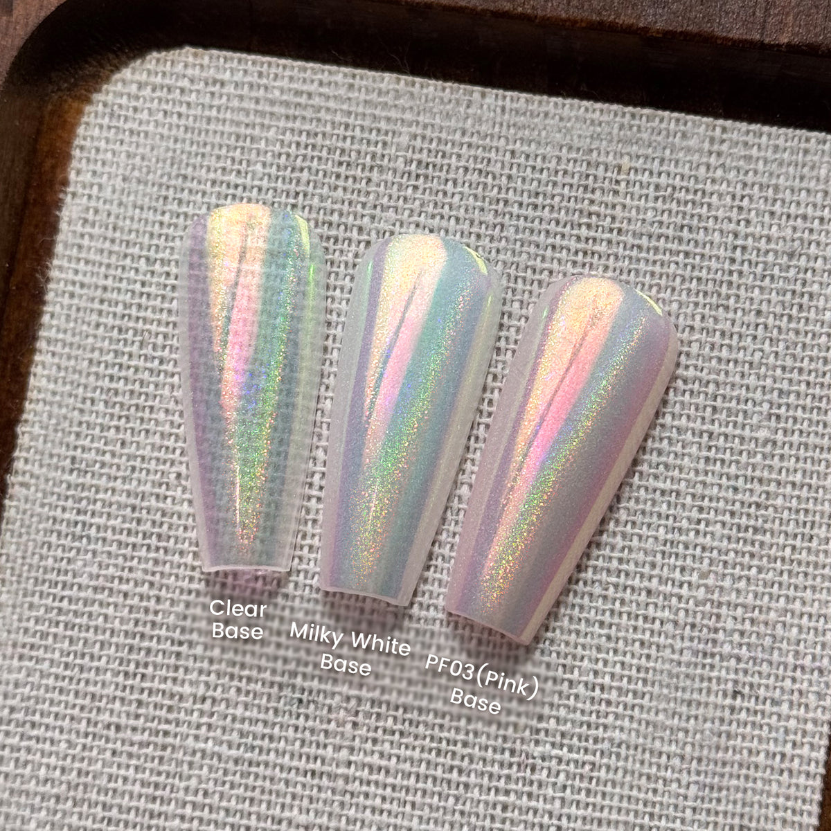 GleamTap Cushion Chrome Nail Powder with Sponges Patting-0.5g-GT311 Pinkstar Prism