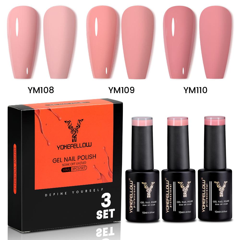 Orange Series-3 Colors Gel Polish Set