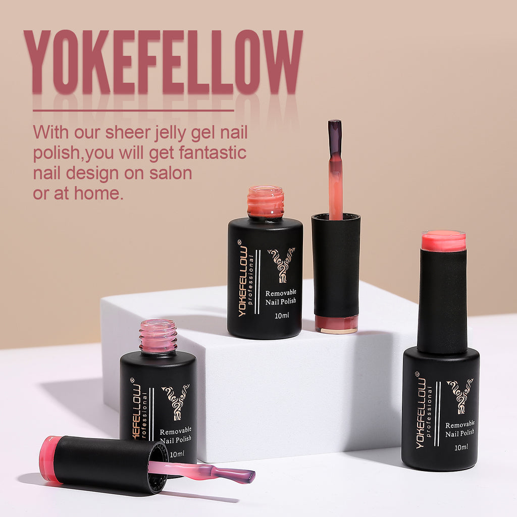 10ML Jelly Gel Polish-YZ10 - YokefellowBeauty