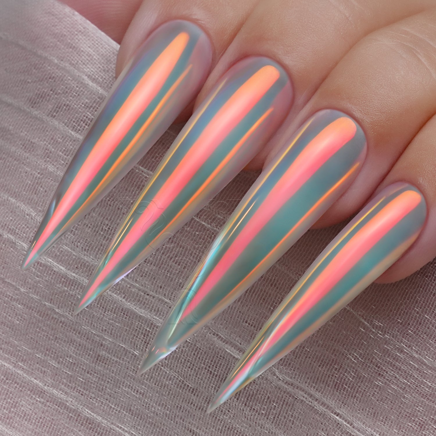 GleamTap Cushion Aurora Chrome Nail Powder 1g-GT111 Afterglow