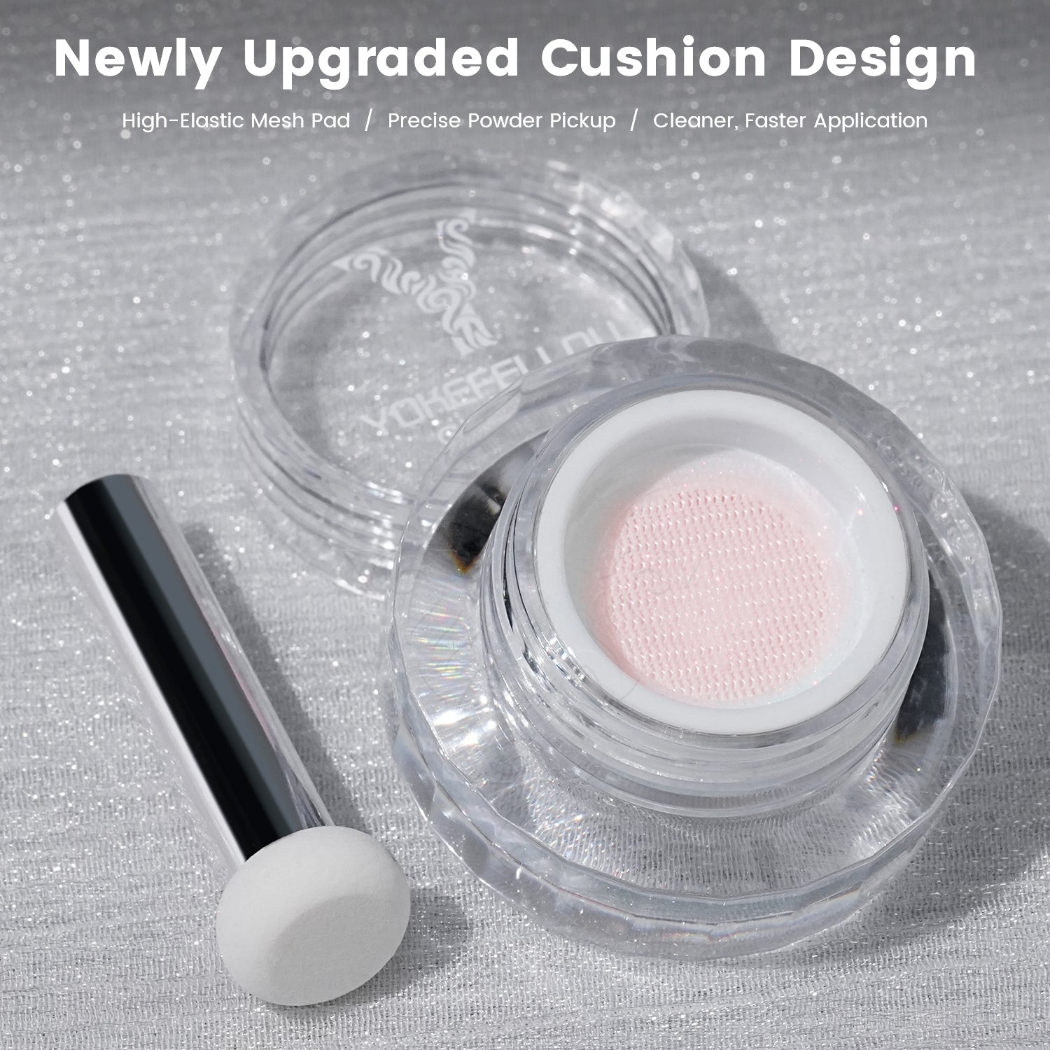GleamTap Cushion Chrome Nail Powder-5PCS Pack