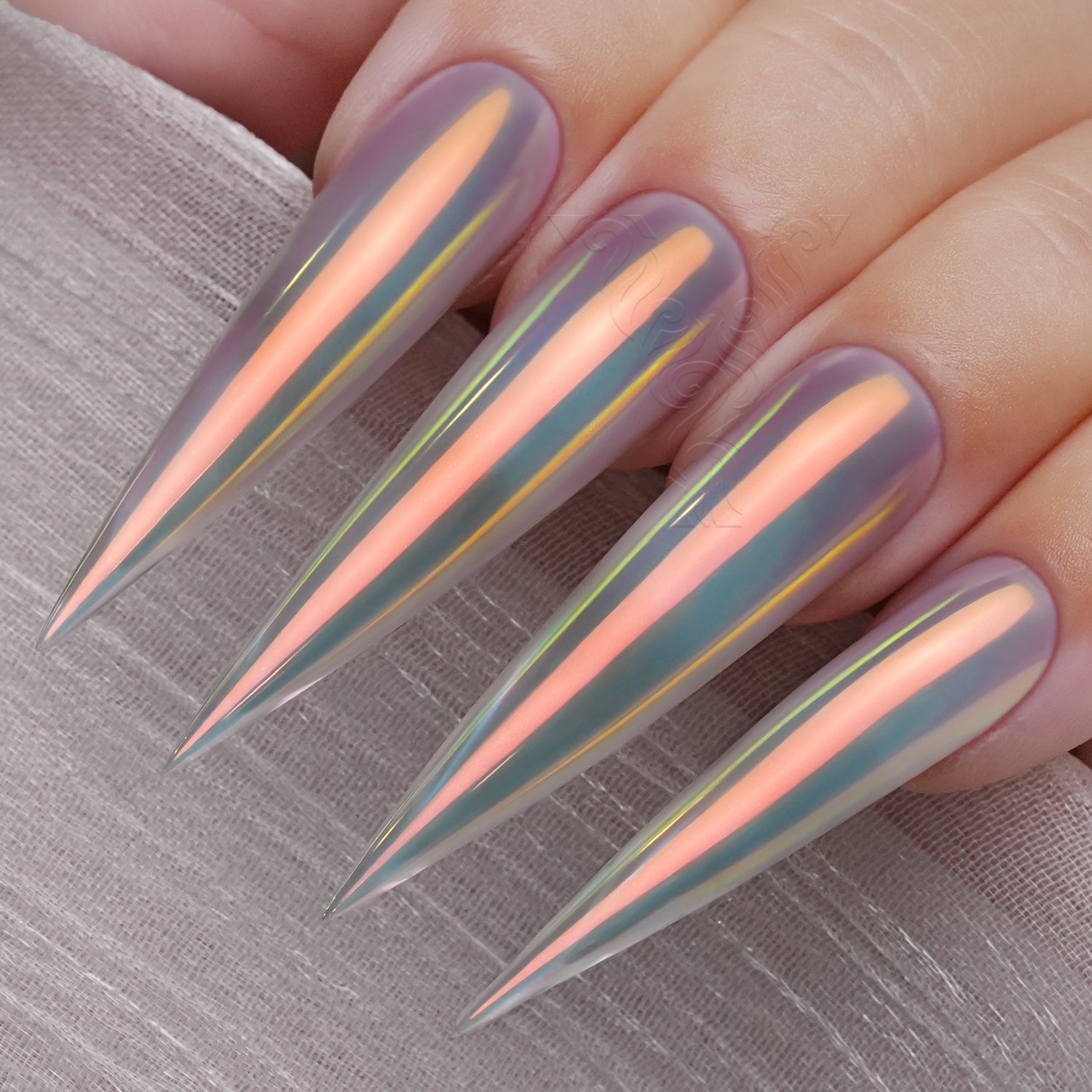 GleamTap Cushion Aurora Chrome Nail Powder 1g-GT112 Golden Hour