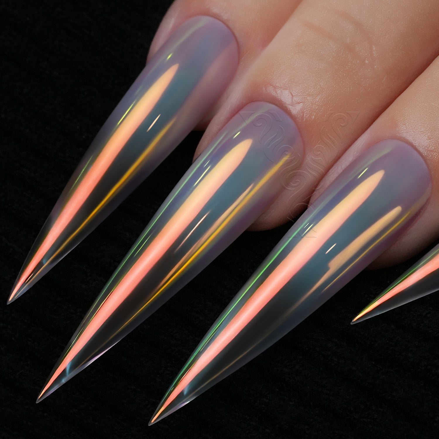 GleamTap Cushion Aurora Chrome Nail Powder 1g-GT112 Golden Hour