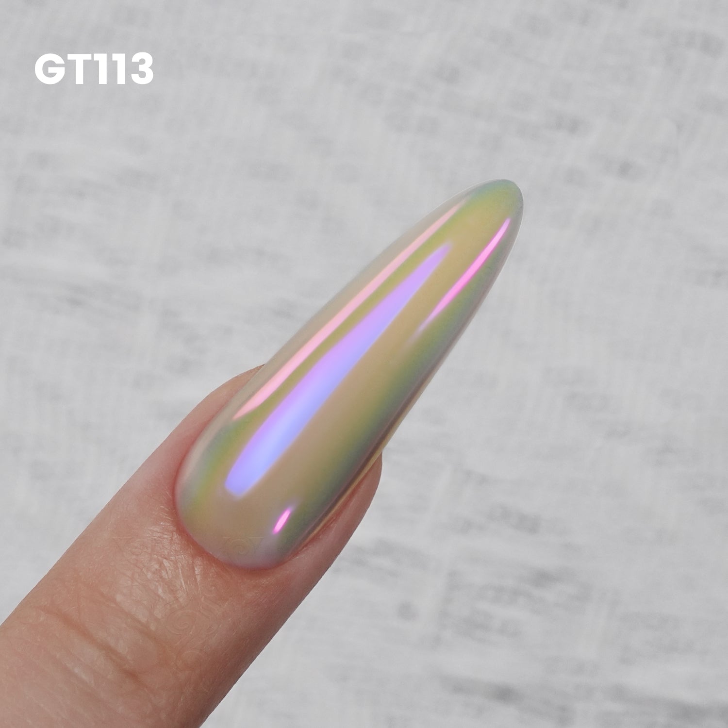 GleamTap Cushion Aurora Chrome Nail Powder -GT113 Daydream