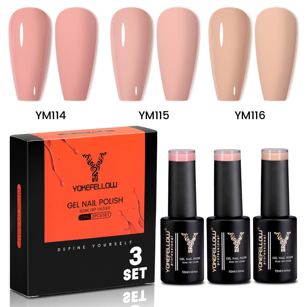 Orange Series-3 Colors Gel Polish Set
