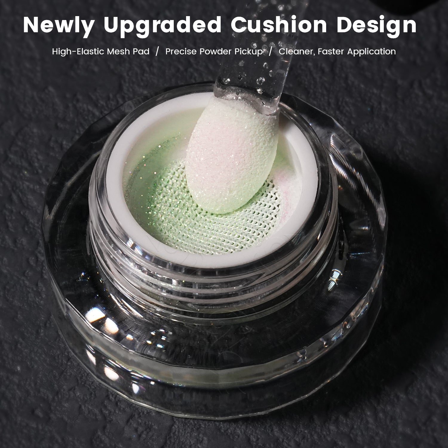 GleamTap Cushion Aurora Chrome Nail Powder -GT114 Reverie
