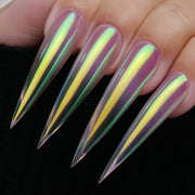 GleamTap Cushion Aurora Chrome Nail Powder -GT115 Ethereal