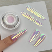 GleamTap Cushion Aurora Chrome Nail Powder -GT115 Ethereal