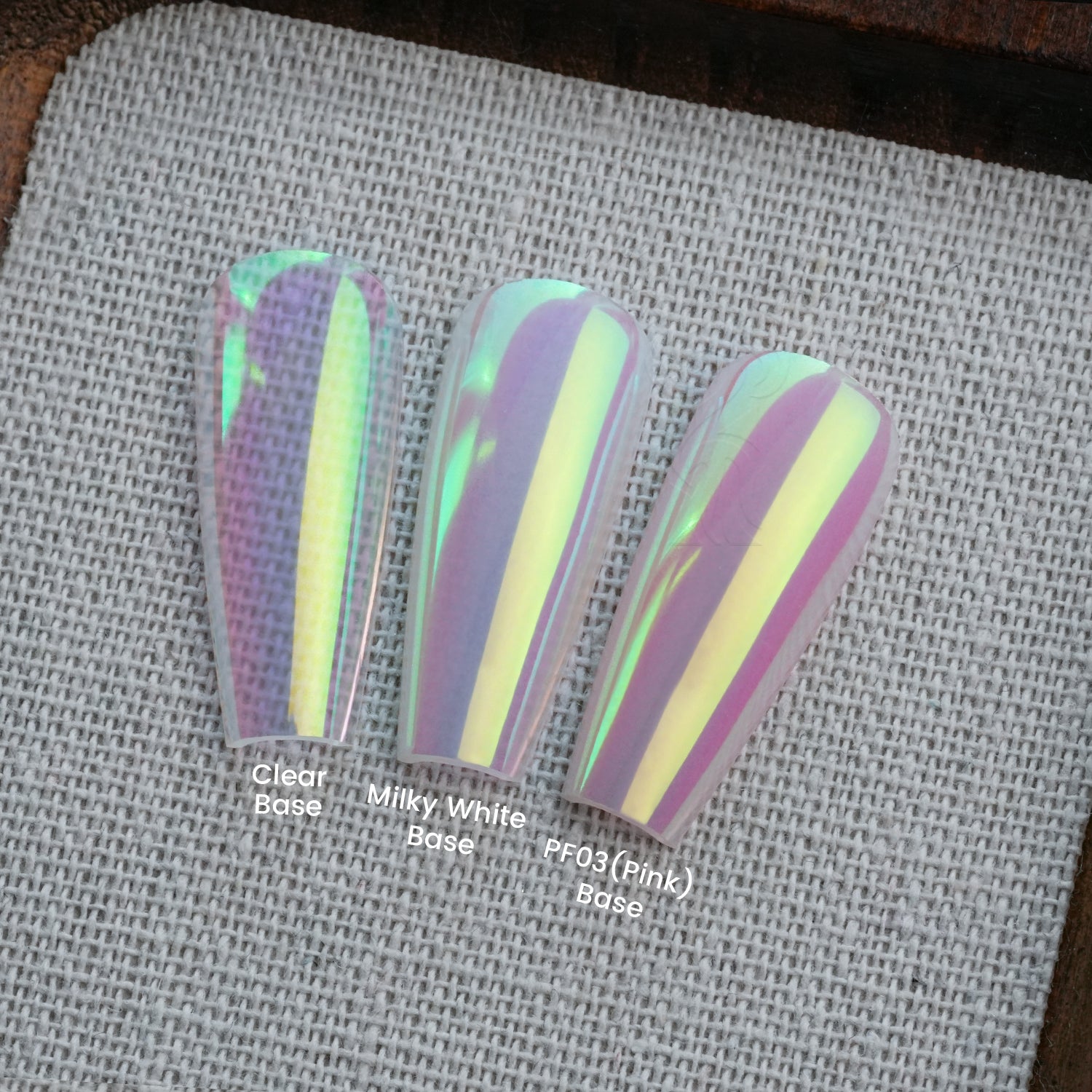 GleamTap Cushion Aurora Chrome Nail Powder -GT115 Ethereal