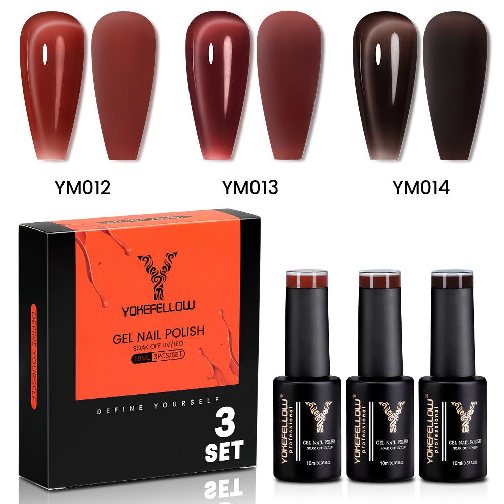 Serie Jelly - Set di 3 smalti in gel colorati