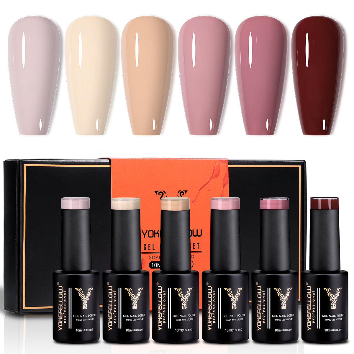 Pink Series-6 Colors Gel Polish Set