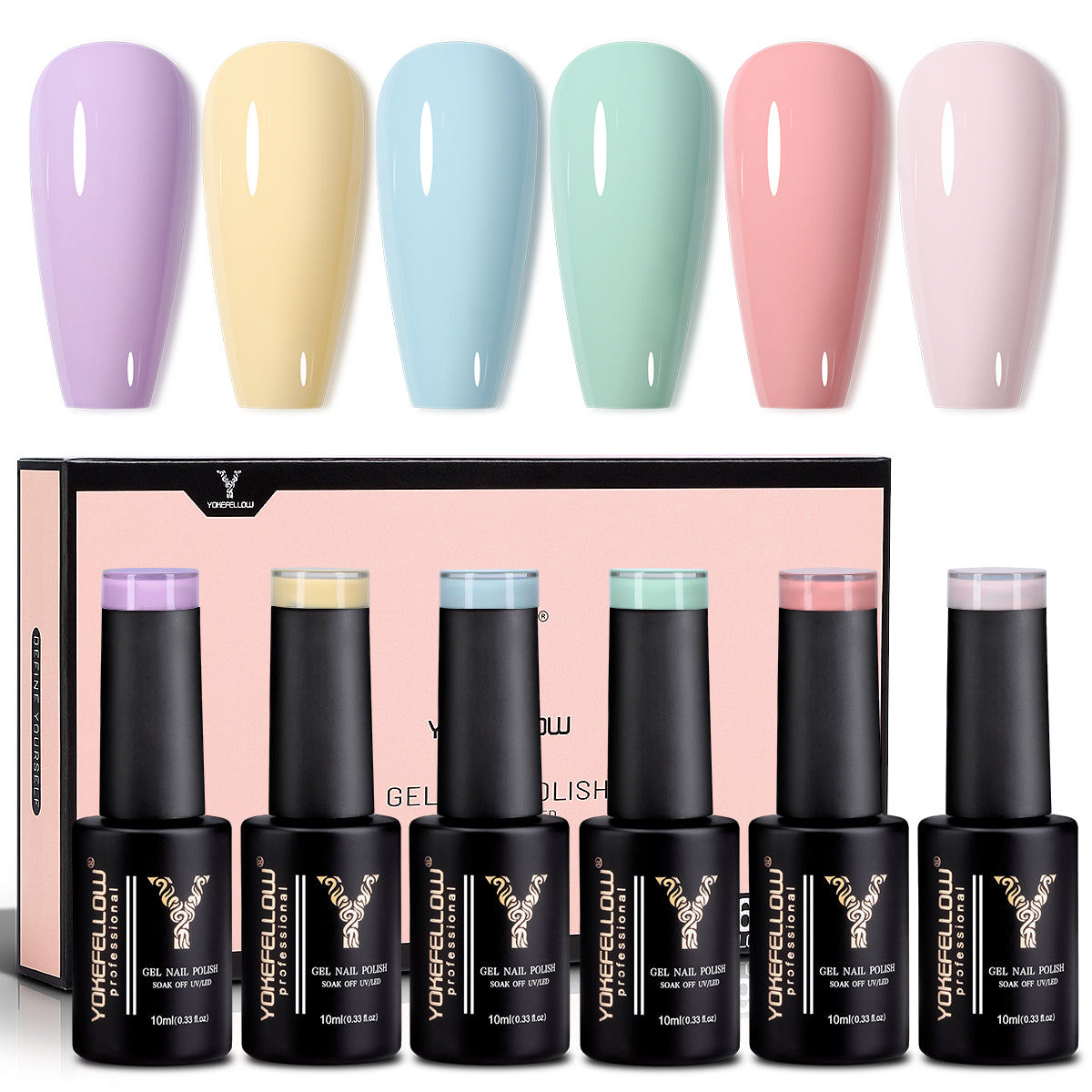 Macaron Series-6 Colors Gel Polish Set