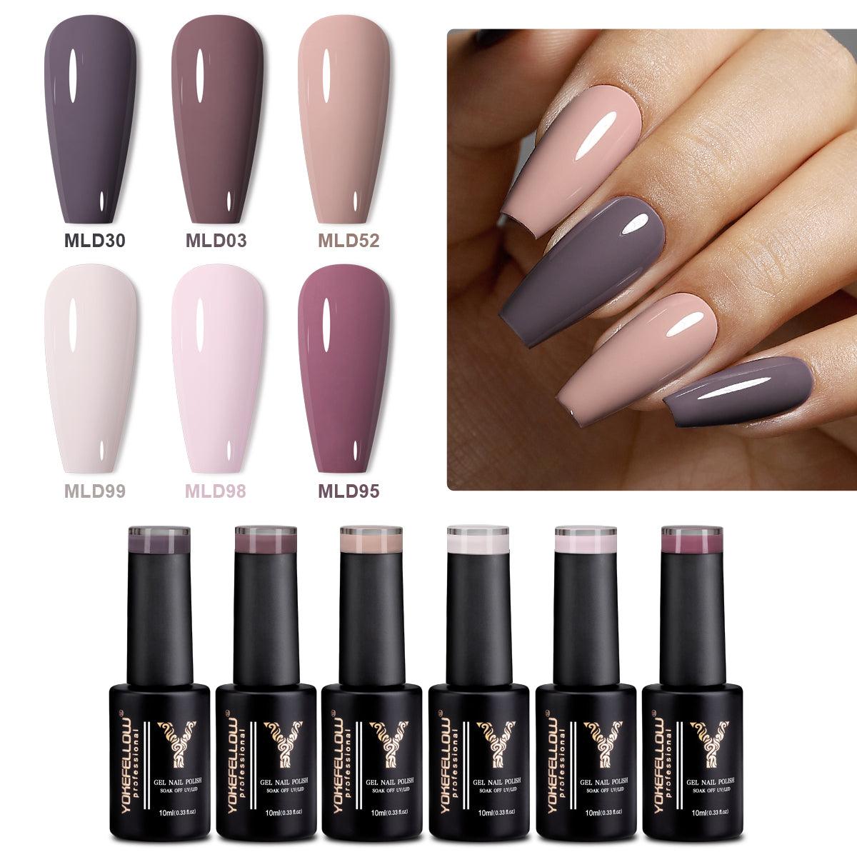 Pink Series-6PCS Gel Polish Set