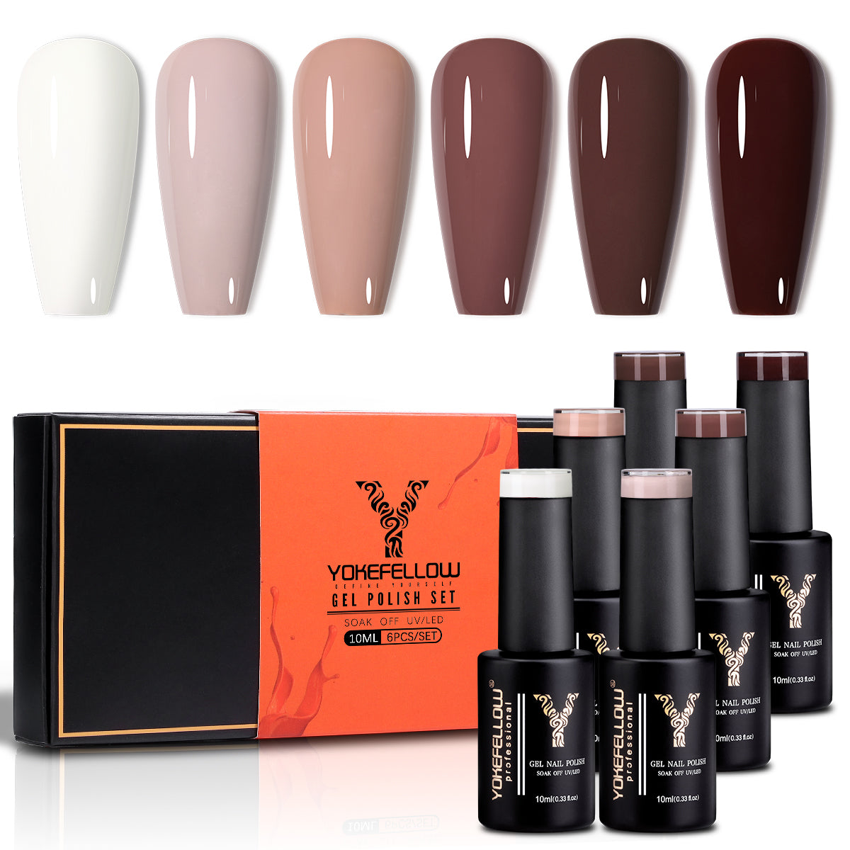 Autumn and Winter Series-6 Colors Gel Polish Set