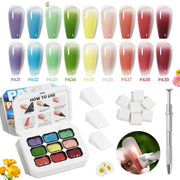 9 Colors Pat Painting Gel Set-9KIT-PAT003