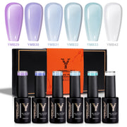 Rubber Base Gel-6PCS Gel Polish Set