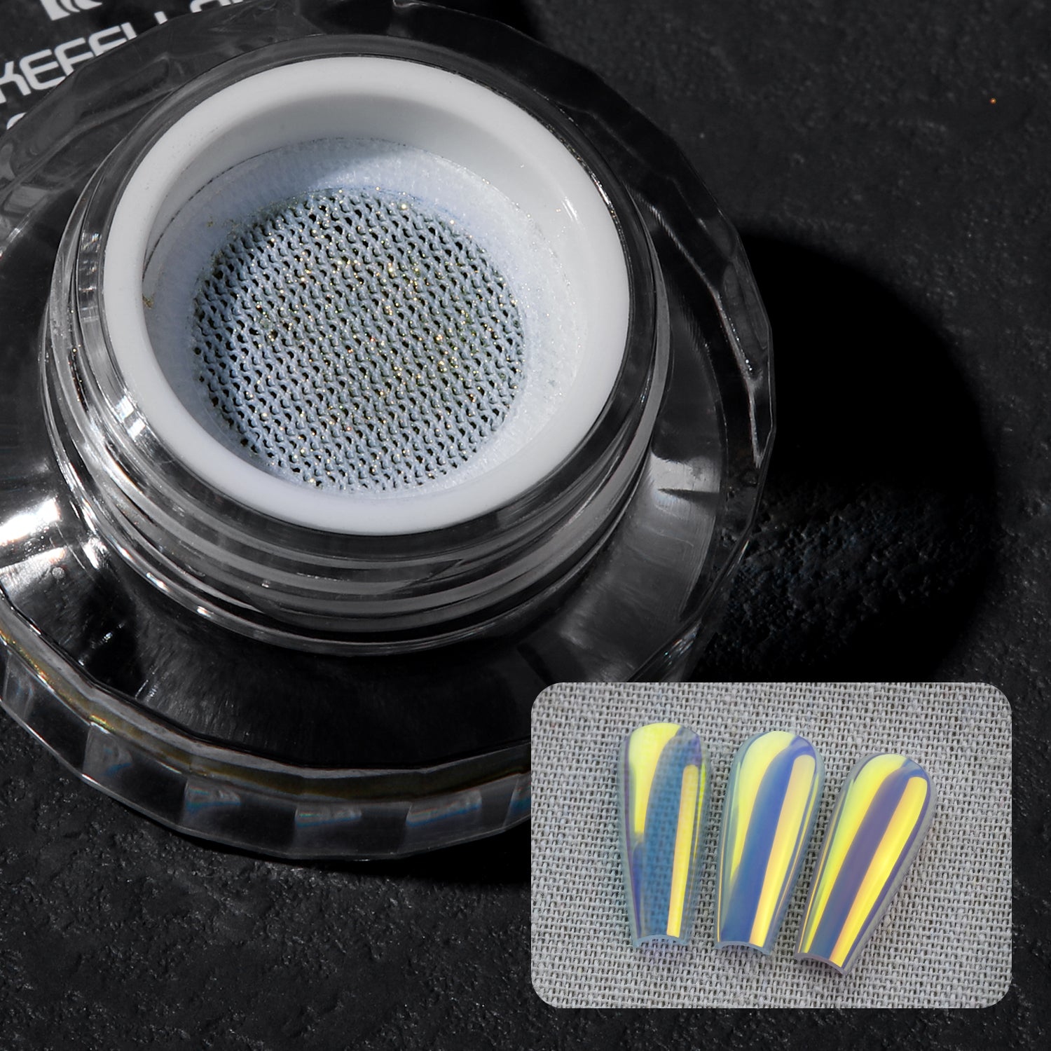 GleamTap Cushion Aurora Chrome Nail Powder - GT116 Lucid